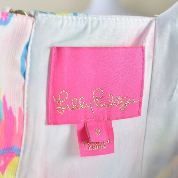 Lilly Pulitzer Shelli Fiesta Bamba Shift Dress - 0 - Picture 9 of 9